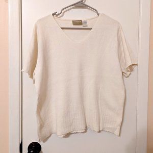 Liz Claiborne vintage short sleeve sweater top
